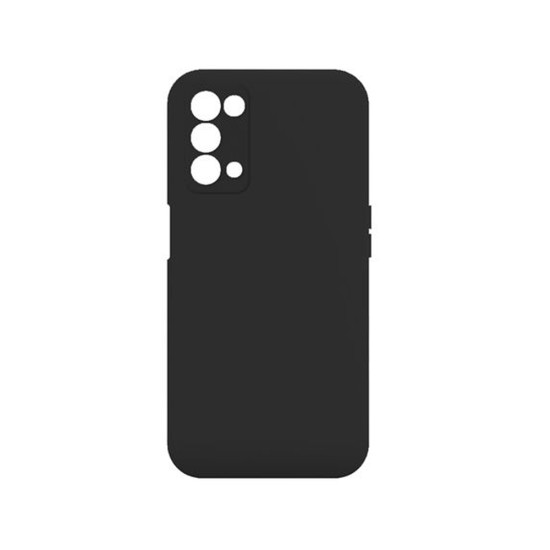 Capa de Silicone com Moldura de Câmera para Oppo A54 5g Preto